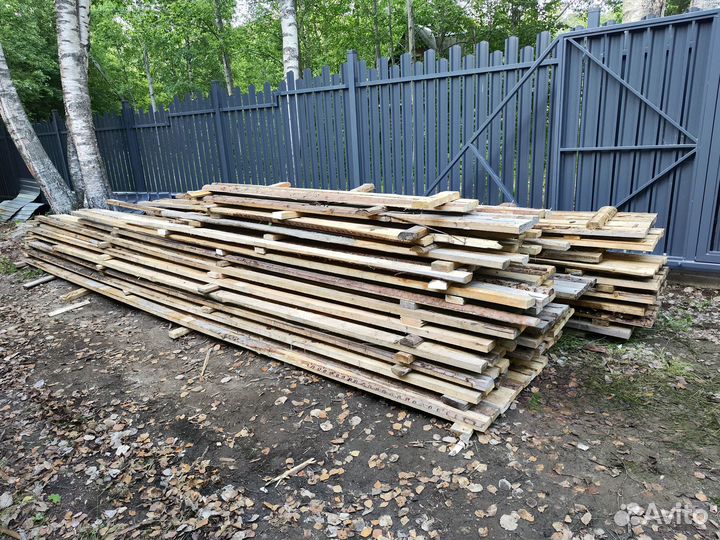 Доска обрезная бу