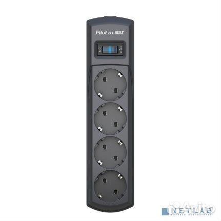 ZIS Сетевой фильтр m Max 1.8m 4 розетки, увеличенн