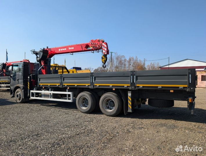 Бортовой грузовик Howo T5G с КМУ Sunhunk, 2024