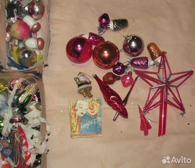 Старинные новогодние игрушки