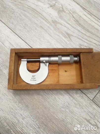 Микрометр 0-25 мм 0.01 мм СССР