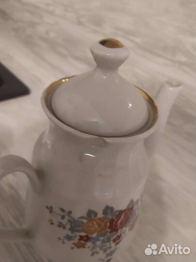 Кофейник, сливочник, сахарница фарфор