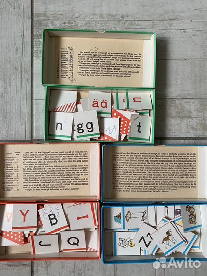 Азбука-лото на шведском языке