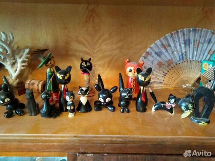 Фигурки котов СССР