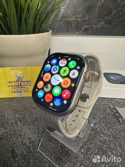 Apple Watch 9 45 мм Серебро/Silver + Ремешок