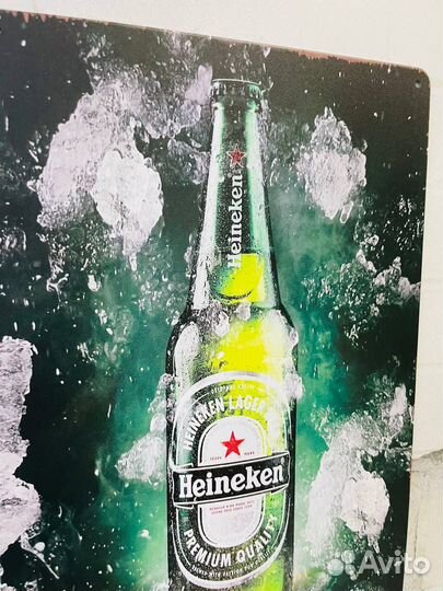 Декор на стену табличка Heineken Beer