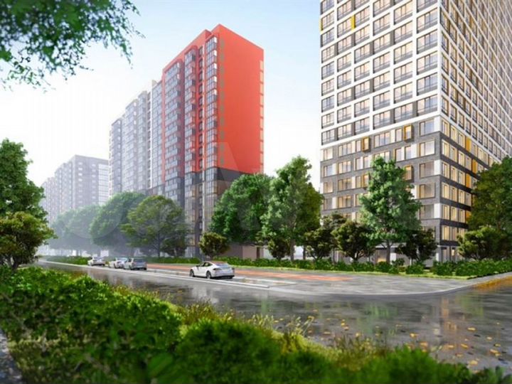 2-к. квартира, 60 м², 5/17 эт.