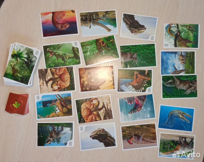 Наклейки динозавры из Дикси