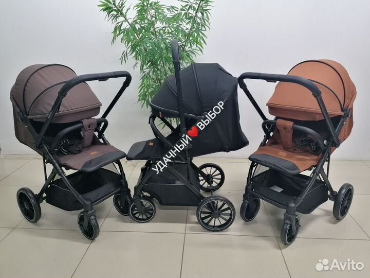 Новая коляска Luxmom H2 с перекидной ручкой