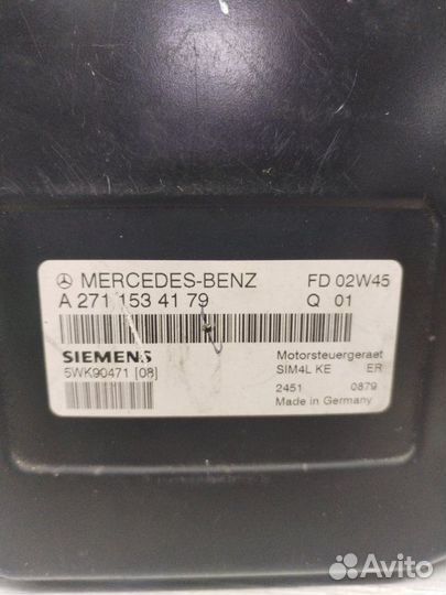 Блок управления двигателем Mercedes-Benz m 271