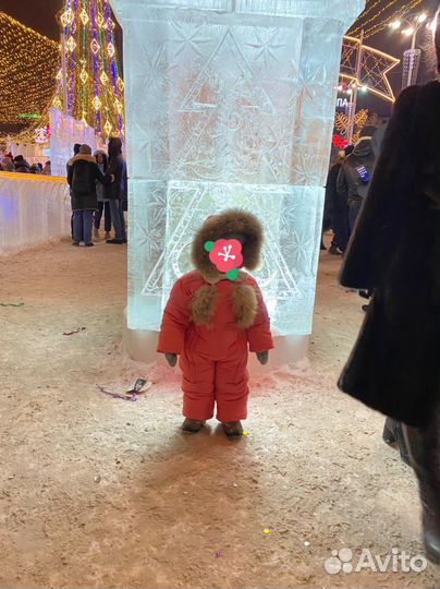 Зимний комбинезон для девочки