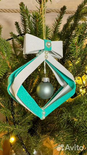 Елочные игрушки из фоамирана ручной работы