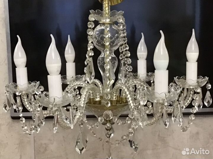 Люстра хрустальная чехия