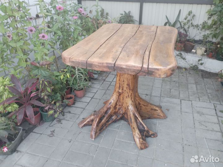 Стол из корня дерева ручной работы