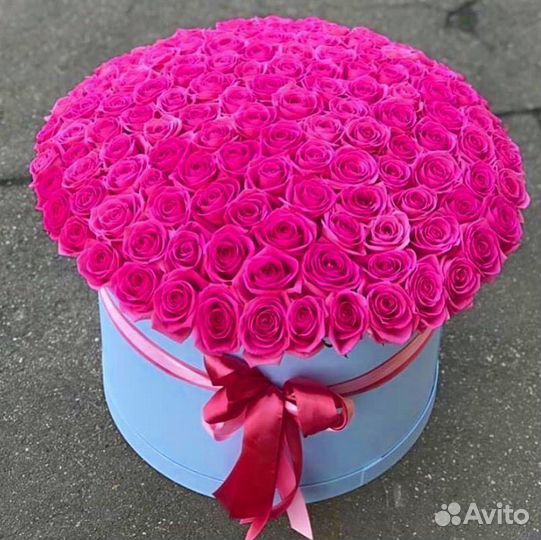 101 роза Цветы Букеты Доставка 24/7 Розы пион 51