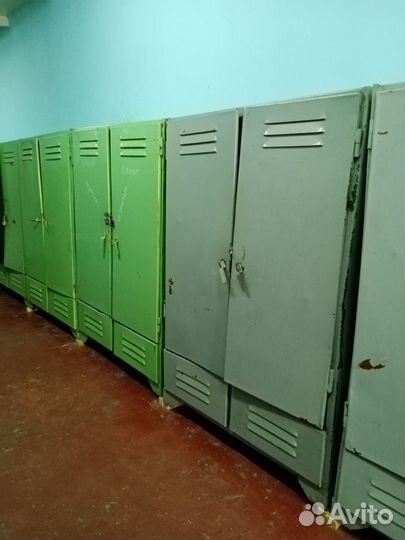 Шкаф металлический бытовой для одежды бу