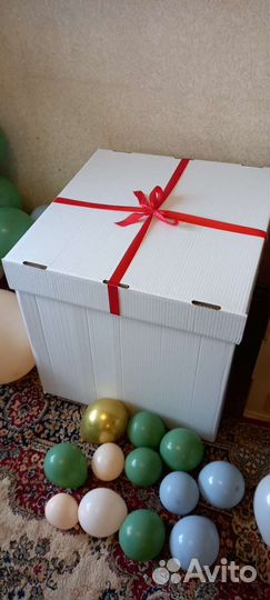 Коробка для воздушных шаров размер 6060