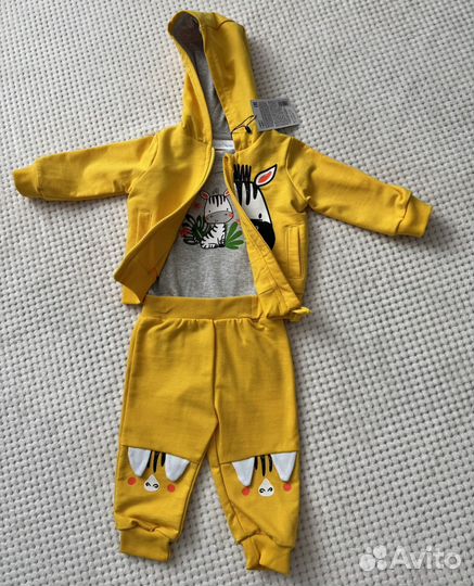 Комплект костюм детский 68 (3 в 1)