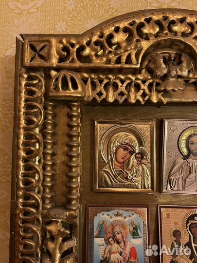 Киот тройной антикварный