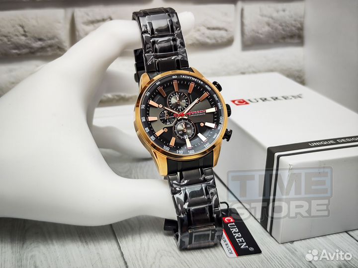 Мужские часы оригинал Curren Chronograph