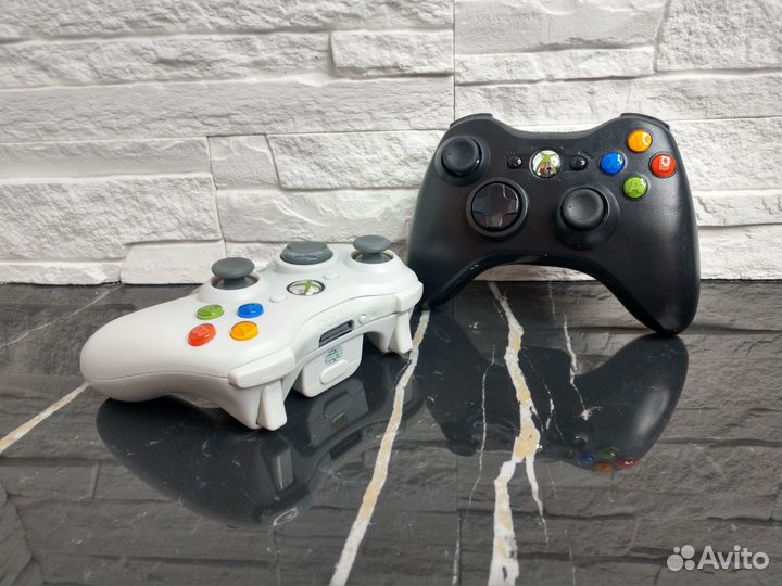 Геймпад Xbox 360 беспроводной с ресивером, Новый