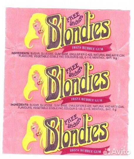 Наклейки от жвачки 