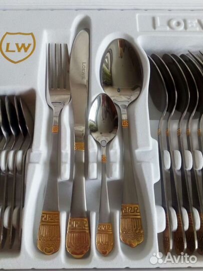 Набор столовых приборов Германия золото
