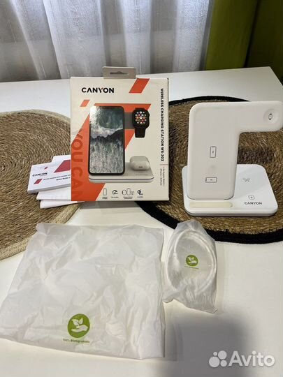 Быстрая беспроводная одновременная зарядка 3-х ус