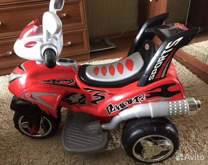 Детский электро мотоцикл новый