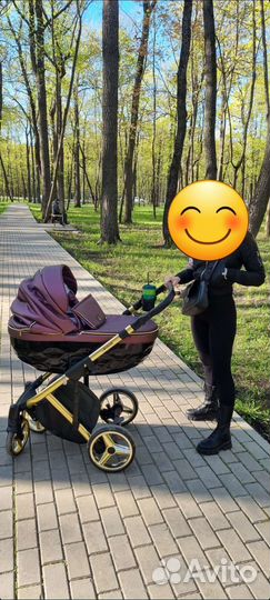 Коляска Adamex Chantal Deluxe 3 в 1