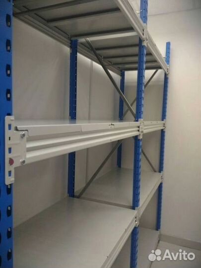 Стеллаж металлический торговый