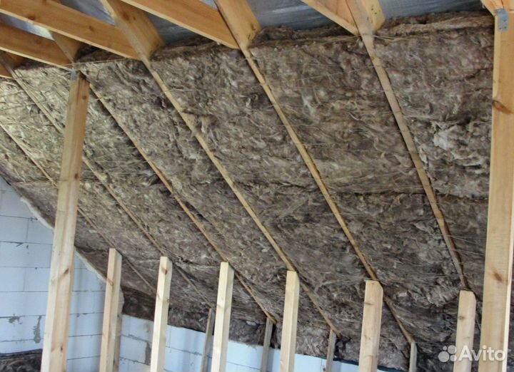 Каменная вата для крыши
