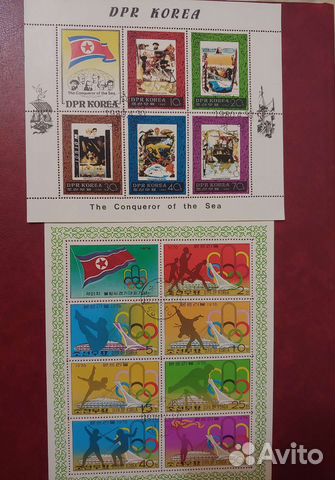 Марки люкс, Северная Корея, 16 блоков/листов, mnh