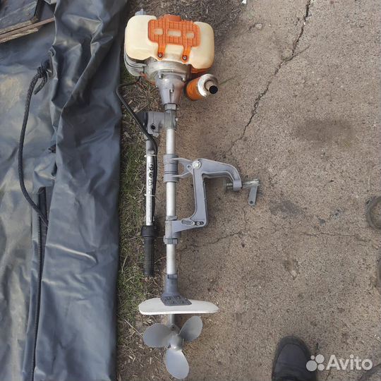 Лодка надувная с мотором