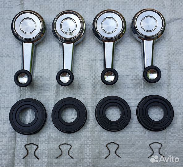 Хром ручки стеклоподъёмников для Ваз 2103 / 2106