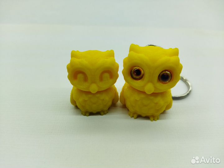 Брелок совушка сова 3D печать