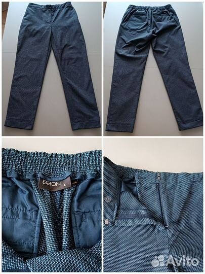 Брюки жен. Европ. брендов из нат. тканей. Р. 48-50