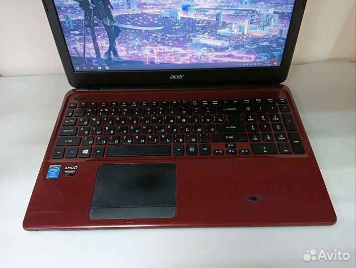 Ноутбук Acer i7 6gb Radeon HD 8670M 1gb SSD 240gb