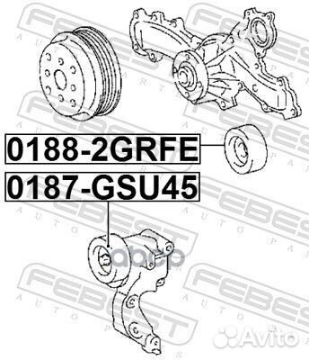 Ролик обводной 01882grfe Febest