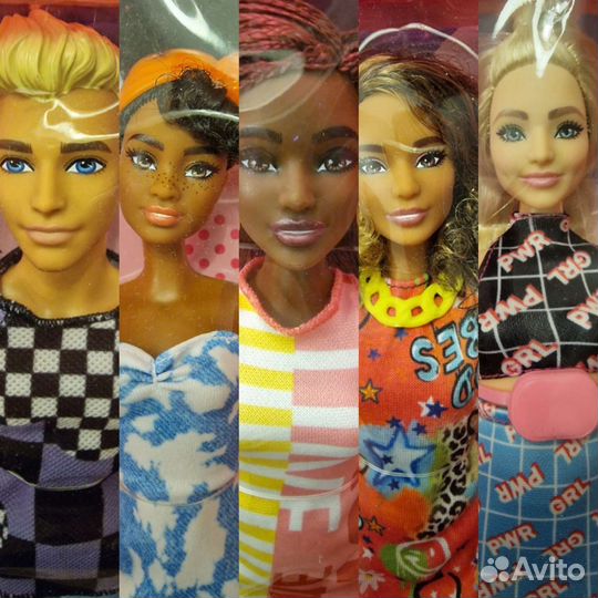Barbie fashionistas 185, 186, 191, 201, 202
