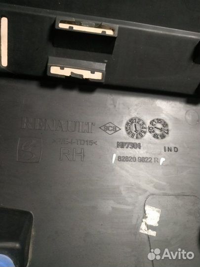 Накладка двери задняя правая Renault Kaptur 2016