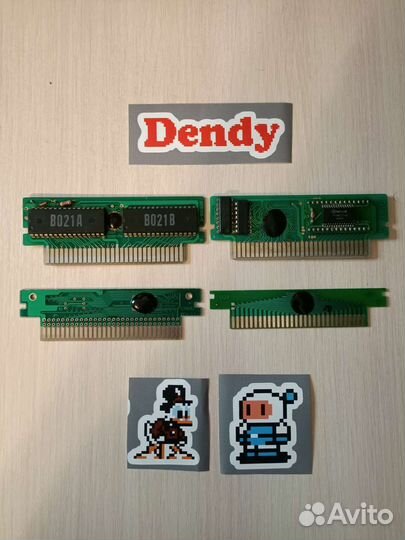 Картриджи на Dendy и Sega