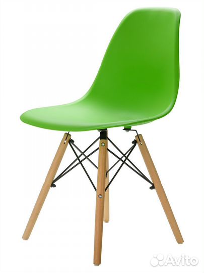 Стул в стиле eames DSW,салатовый, 1 шт