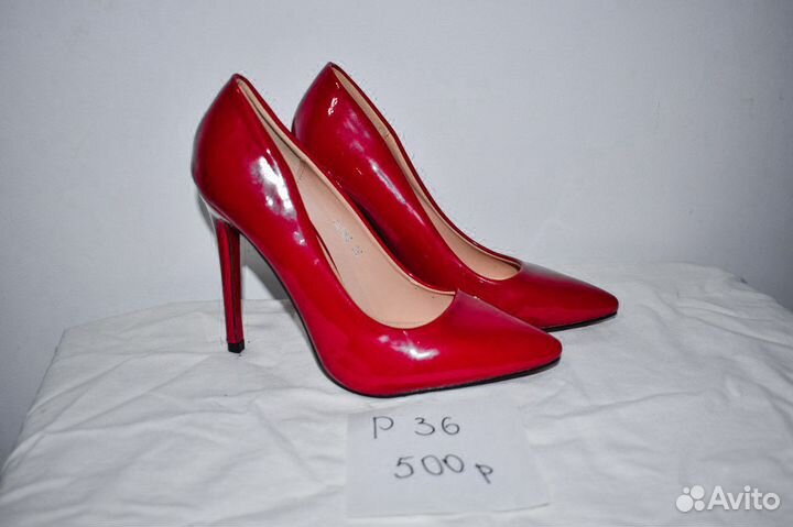 Туфли женские 36,37 тонкий каблук