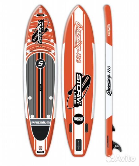 Новая SUP доска / сап борд Storm Line Premium 11,6