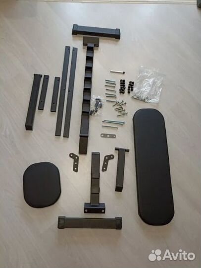 Скамья силовая до 350 кг для жима штанги гантелей