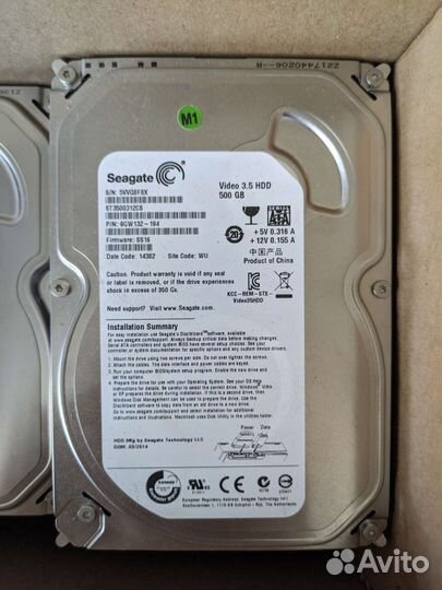 Жесткие диски Seagate 500gb в ассортименте