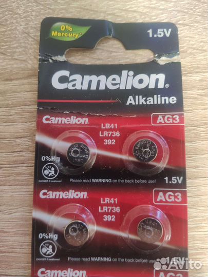 Батарейки Camelion AG3