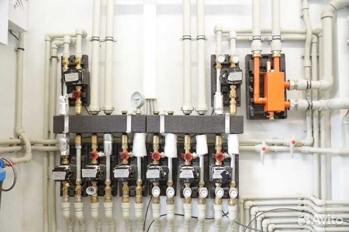 Монтаж систем отопления и водоснабжения