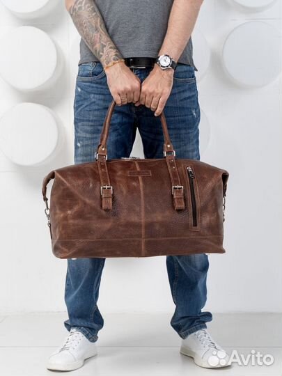 Кожаная дорожная сумка Carlo Gattini Campora